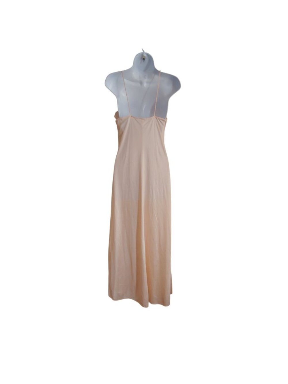 Vtg Gilead Satin Slip Dress Pink Lace Ruffle Bridal Cottagecore Romantic - Picture 2 of 10